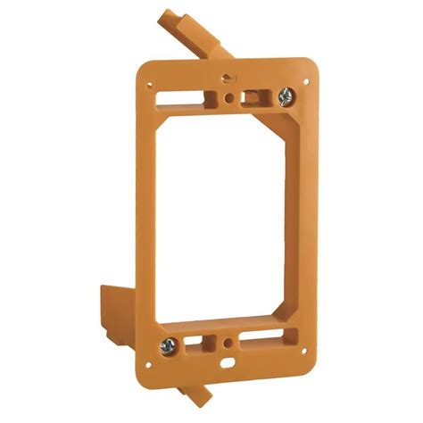 1 gang electrical box side bracket|orange electrical box.